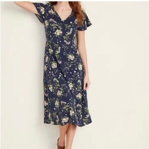 Floral Navy Dress